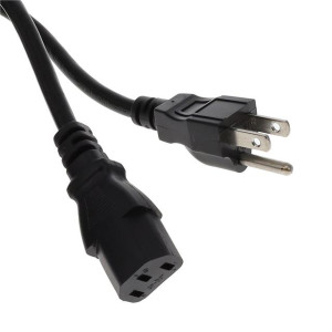 Kabel 3x0,75mm2 IEC C13 zásuvka,JIS 8303 vidlice PVC 2m 7A