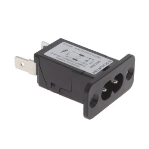 Konektor IEC 60320,napájecí AC C8 (EURO), s filtrem zásuvka