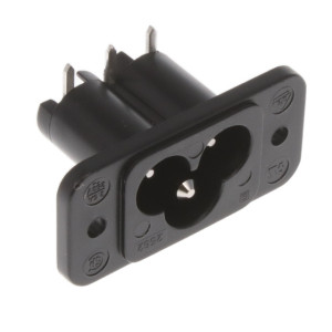 Konektor: napájecí AC zásuvka vidlice 2,5A 250VAC IEC 60320