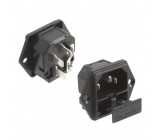 Konektor IEC 60320,napájecí AC 6200 C14 (E),1x pojistka 10A