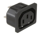 Konektor IEC 60320,napájecí AC C13 (F) zásuvka 10A