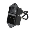 Konektor napájecí AC zásuvka vidlice 16A 250VAC IEC 60320