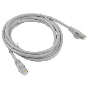 Patch cord F/UTP 6 lanko CCA PVC šedá 3m 26AWG Žíly: : 8 1ks.