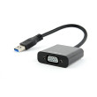 Adaptér USB 3.0 D-Sub 15pin HD zásuvka,USB A vidlice 0,15m