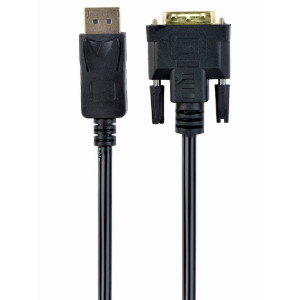 Kabel DisplayPort vidlice,DVI-D (24+1) vidlice 1,8m černá