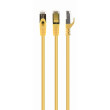 Patch cord S/FTP 6a drát Cu LSZH žlutá 20m 27AWG Økab: 5,8mm