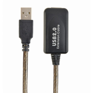 Repeater USB USB 2.0 USB A zásuvka,USB A vidlice 5m černá