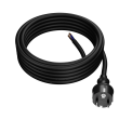 Kabel 3x2,5mm2 CEE 7/7 (E/F) vidlice,vodiče,SCHUKO vidlice