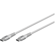 Kabel USB 2.0 USB C vidlice,z obou stran 1m bílá 0,48Gbps