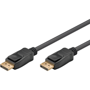 Kabel DisplayPort 1.4,HDCP 2.2 PVC 2m černá Žíla: Cu
