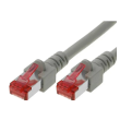 Patch cord S/FTP 6 lanko Cu LSZH šedá 5m 27AWG