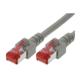 Patch cord S/FTP 6 lanko Cu LSZH šedá 5m 27AWG