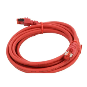 Patch cord S/FTP 6 lanko Cu LSZH červená 3m 27AWG
