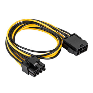 Kabel: napájecí PCIe 8 pin vidlice,PCIe 8pin zásuvka 0,4m