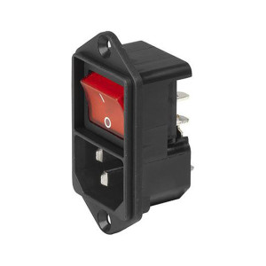 Konektor IEC 60320,napájecí AC zásuvka vidlice fastony 4,8mm