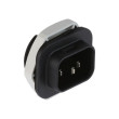 Konektor napájecí AC 10A fastony 4,8x0,8 mm vidlice zásuvka