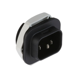 Konektor napájecí AC 10A fastony 4,8x0,8 mm vidlice zásuvka