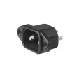 Konektor IEC 60320,napájecí AC C14 (E) zásuvka vidlice 10A