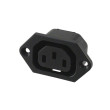 Konektor IEC 60320,napájecí AC C13 (F), V-lock zásuvka 10A