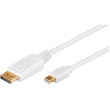 Kabel Display Port 1.1 1m bilá