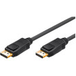 Kabel DisplayPort 1.2,HDCP 2.2 1m černá