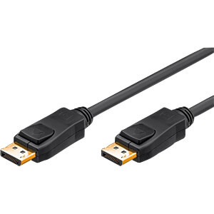 Kabel DisplayPort 1.2,HDCP 2.2 1m černá