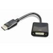 Adaptér DisplayPort 1.1 0,1m Barva: černá Vlastnosti: Full HD