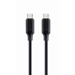 Kabel USB 2.0 USB C vidlice,z obou stran 1,5m černá 480Mbps