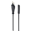 Kabel 2x0,5mm2 CEE 7/16 (C) vidlice,IEC C7 zásuvka PVC 1,8m