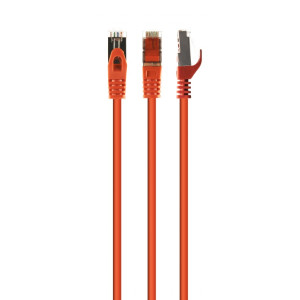 Patch cord S/FTP 6a drát Cu LSZH oranžová 30m 27AWG