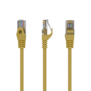 Patch cord U/UTP 6 lanko CCA PVC žlutá 5m 26AWG Økab: 6,2mm