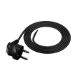 Kabel 3x1mm2 PVC 1m černá 16A 250V
