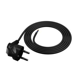 Kabel 3x1mm2 PVC 1m černá 16A 250V