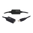 Repeater USB USB 2.0 USB A zásuvka,USB A vidlice 20m černá