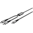 Kabel USB 2.0 USB C vidlice,USB C zástrčka 2x 1,5m 480Mbps