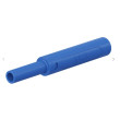 Konektor: banánek 4mm zásuvka 32A 1kV L: 65mm modrá izolované