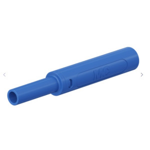 Konektor: banánek 4mm zásuvka 32A 1kV L: 65mm modrá izolované