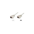 Kabel D-Sub 9pin zásuvka D-Sub 9pin vidlice 5m šedá