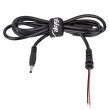 Kabel 2x0,5mm2 vodiče,DC 3,0/1,0 zástrčka přímý černá 1,2m