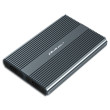 Box pro disky: M.2 PnP SATA III,USB 3.1 Mat.těl: hliník šedá