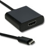 Adaptér USB 3.1 HDMI zásuvka,USB C vidlice 0,23m černá černá