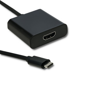 Adaptér USB 3.1 HDMI zásuvka,USB C vidlice 0,23m černá černá