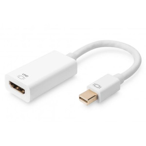 Adaptér DisplayPort 1.2,HDCP 2.2,HDMI 2.0 0,2m bilá