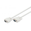Kabel D-Sub 9pin vidlice, z obou stran 2m béžová Žíla: Cu