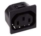 Konektor IEC 60320,napájecí AC C13 (F) zásuvka THT