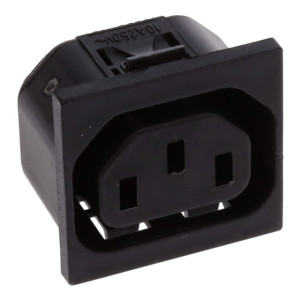 Konektor IEC 60320,napájecí AC C13 (F) zásuvka THT
