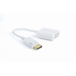 Adaptér DisplayPort 1.1 0,1m Barva: bilá Vlastnosti: Full HD