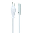 Kabel 2x0,5mm2 CEE 7/16 (C) vidlice,IEC C7 zásuvka PVC 1,8m