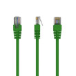 Patch cord U/UTP 5e lanko CCA PVC zelená 2m 26AWG Økab: 5mm