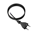 Kabel 2x1,5mm2 CEE 7/17 (C) vidlice,vodiče guma 4m černá 16A